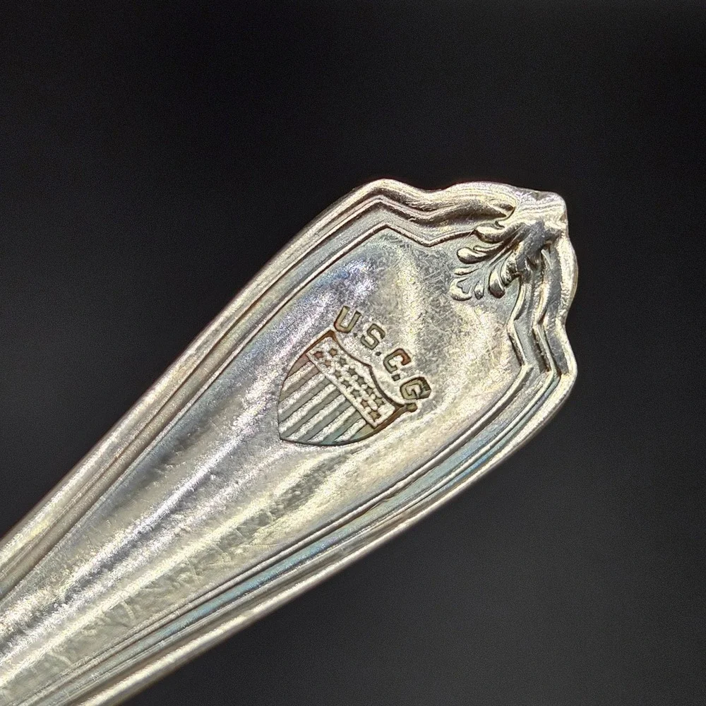 International Silver USCG U.S. Coast Guard Silverplate Cocktail‎ Seafood Fork 6